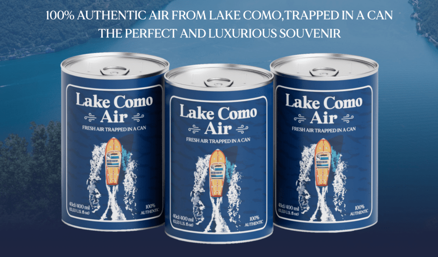 Yes, You Can Buy Canned Lake Come Air For $11